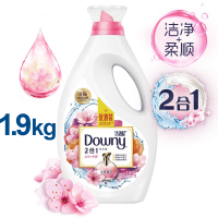 当妮二合一洗衣液淡粉樱花1.9千克 4瓶装