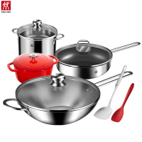 双立人(ZWILLING)中式炒锅6件套套装