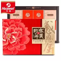 华美(huamei)680g感恩月吉祥福贵(传统版)月饼礼盒装 单盒装