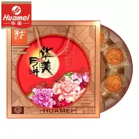 华美(huamei)880g七星伴月（罐装）月饼礼盒 单盒装