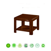 质久 木制茶几600*600*480胡桃色