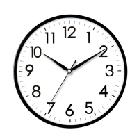 得力(deli) 挂钟石英钟