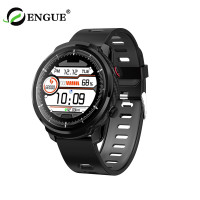 iDiskkENGUE恩谷手机蓝牙APP血压心率数字显示电子表 彩屏微信运动 防水拍照手表 EG-T12B运动手表