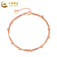 [中国黄金]18K金双层满天星手链(定价)