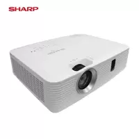 夏普(sharp)XG-ER400WA高清绚丽色彩 商务办公高清投影机含120寸电动幕+安装 1280×800 4000