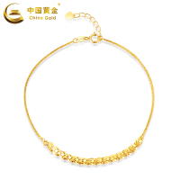 [中国黄金]18K金凤尾手链-黄(定价)