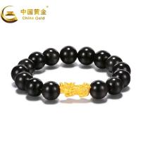 中国黄金]足金六字串珠手链