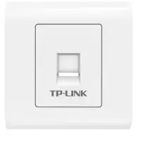 TP-LINK TL-EF601 单口网络信息面板 86型工程级电脑光纤宽带网线插座 集成六类非屏蔽免打信息模块
