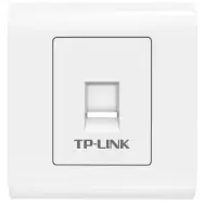 TP-LINK TL-EF5e01 单口网络信息面板 86型工程级电脑光纤宽带网线插座(集成超五类非屏蔽免打信息模块)