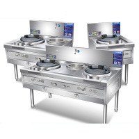 粤式双炒双温灶台 2000*1000*800