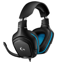 罗技(Logitech) G433 7.1有线环绕声游戏耳机麦克风 头戴式 黑色