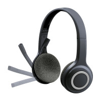 罗技(Logitech) H600 头戴式无线耳机耳麦 黑色