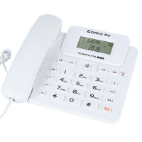 齐心 电话机 白色 T330 单个装