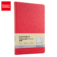 齐心(Comix)单个装 优品时尚笔记本子 A5-122张 中国红 C5903
