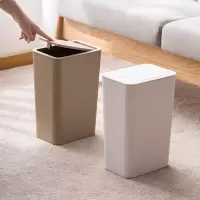 茶花(CHAHUA) 204001 柯琳弹盖式卫生桶废纸篓