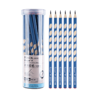 广博(GuangBo) H05725 三角洞洞笔儿童矫姿铅笔 HB铅笔无毒铅笔 30支装