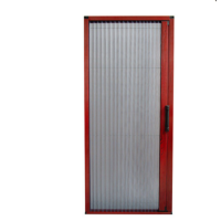 企购优品 定制2米X0.9米 红木纹框隐形纱窗门