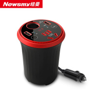 纽曼(Newsmy)NB1500车载逆变器/车载充电器 12V转220V 150W持续输出 车载电源转换器插座车充