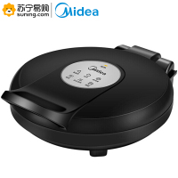 美的(Midea)双面悬浮煎烤机 家用电饼铛 JHN30E 黑色(Z)