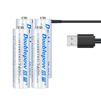 倍量 usb充电电池 1.5V恒压5号锂电池大容量玩具遥控鼠标KTV无线话筒相机闪光灯五号4节装