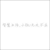 智慧生活,小Biu无处不在 5mm白色亚克力字 百和仕