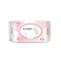 心相印婴儿洁肤系列80片装湿巾 XYA080 (纯水)
