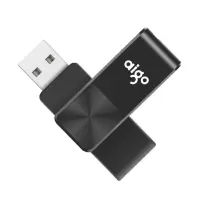 [精选]爱国者(aigo) U盘 U266 64GB 两用优盘定制u盘高速电脑迷你U盘创意手机U盘 黑色U盘