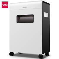 得力(deli) 9901碎纸机 电动办公家用碎纸机 静音 23L文件粉碎机 白色碎纸机