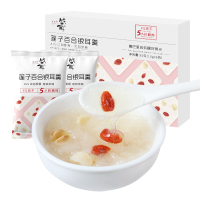 盛耳 冻干免煮莲子百合银耳羹6包90g冲泡即食速食代餐冻干莲子百合银耳汤干货