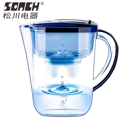 松川电器(SONCH)过滤净水器 家用滤水壶 净水壶 过滤壶 康达系列3.5L蓝色