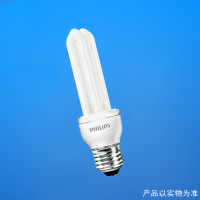 飞利浦 照明节能灯泡 2U型E27大螺口 冷白光6500K 14W