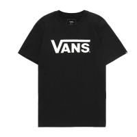 VANS范斯男装女装运动服休闲短袖T恤VN0A4MM6BLK