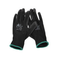 星宇 十三针黑尼龙PU涂掌手套 PU518 8码12副/包(包)