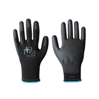 星宇 十三针黑尼龙PU涂掌手套 PU518 9码12副/包