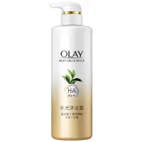 玉兰油Olay水光肌玻尿酸沐浴露500ML水嫩抹茶香
