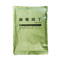 我是厨师-单兵粮-13浅盘集食品-餐谱8中餐-红豆饭1500g*4袋+咖喱鸡丁1500g*2袋+鲜脆萝卜干360g