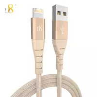 D8MFi认证适用于苹果11Promax数据线iphone6/6S/7/8P/ipad平板mini通用充电编织线