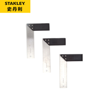 史丹利(STANLEY)塑柄不锈钢直角尺200x135mm 46-500-23 15179