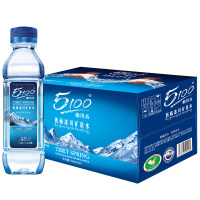 5100 330ml*24瓶 西藏冰川饮用天然矿泉水弱碱性水 整箱装(单位:箱)