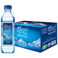 5100 500ml*24瓶 西藏冰川饮用天然矿泉水弱碱性水 整箱装(单位:箱)