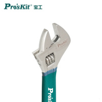 宝工(Pro'skit) 1PK-H026 6寸沾塑柄钛金防滑活动扳手(150mm)(中航)