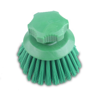 益而高 圆柄shou刷 桌清洁砧板硬毛刷子 餐厅酒店GMP车间实验室医院 绿色