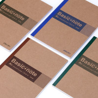 得力7672 无线装订软抄本办公记事本 A5/30张 12本装