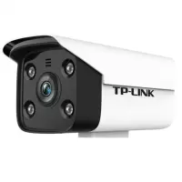 TP-LINK TL-IPC544HP-A6摄像头400万室外监控poe供电红外50米夜视高清AI智能警戒声光报警摄像机
