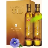 九三(JIUSAN) 亚麻籽油 500ml*2