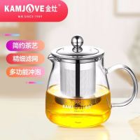 金灶(KAMJOVE)A-02 泡茶壶茶道杯飘逸杯耐热玻璃杯500ml办公杯 DMS