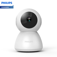 飞利浦家用网络摄像机TAP500/93云台版1080P高清夜视双向对讲 128G-S