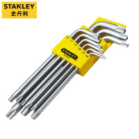 史丹利(STANLEY)9件套长L形中孔花形扳手TT10-TT50 92-625-23 (中航)