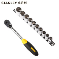 史丹利STANLEY 11件12.5mm系列套筒组套 棘轮扳手组套汽修工具 95-323-1-23 （中航）