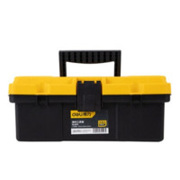 得力(deli) 加厚型五金工具箱（12寸 黄色)